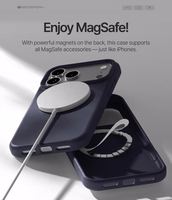 Korpuss Mercury Pure Magsafe Silicon Case Apple iPhone 17 Pro tumši zils