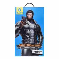 5D Mr. Monkey Aizsargstikls - Apple iPhone 16 Pro melns (Strong HD)