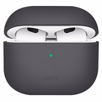 Uniq Lino silikona apvalks AirPods 3 - pelēks