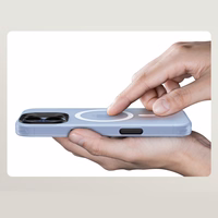 Benks Magnetic Lucid Armor maciņš (C067) iPhone 17 zils (Camera Control poga)