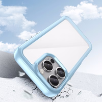 Outer Space viedtālruņa apvalks ar gēla rāmi iPhone 16 Pro - zils