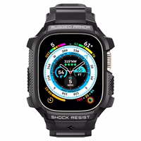 Spigen Rugged Armor Pro Apple Watch Ultra (49mm) siksnas vāciņš - melns