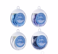 KABELIS REMAX LEYA SERIES RC-C093 2,4A USB/MICRO USB balts