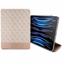Guess 4G Stripe Allover apvalks iPad Pro 12.9" - rozā