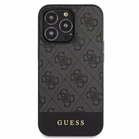 Guess GUHCP13LG4GLGR iPhone 13 Pro / 136,1" pelēks/pelēks maciņš 4G Stripe Collection