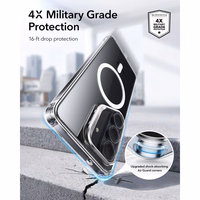 ESR Classic Hybrid Kickstand MagSafe futrālis Samsung Galaxy S26 - Caurspīdīgs