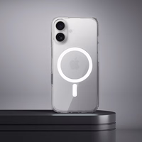 Viedtālruņa apvalks ar MagSafe iPhone 17 Air, caurspīdīgs, elitārs, izturīgs pret dzeltenēšanu, saderīgs ar kameru vadības pogu