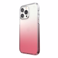 Speck Presidio Perfect-Clear + Ombre - iPhone 14 Pro Max maciņš with MICROBAN Coating (Clear / Vintage Rose Fade)