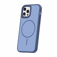 Frame Thin Mag maciņš for iPhone 12 / 12 Pro 6,1" tumši zils