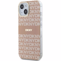 DKNY IML Mono un svītras Magnētiskais viedtālruņa apvalks iPhone 15 / 14 / 13 - rozā
