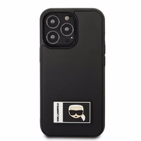 Karl Lagerfeld Ikonik Patch apvalks iPhone 13 Pro Max - melns