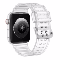 Siksniņa Triple Protection Apple Watch 38 / 40 / 41 mm aproce – caurspīdīga