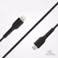 SBS TECABLELIGTC1K USB-C - Lightning kabelis 1 m - melns