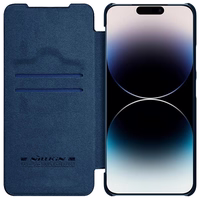 Nillkin Qin Pro ādas futrālis Apple iPhone 14 Pro Max blue