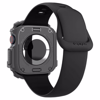 Spigen Rugged Armor apvalks Apple Watch 10 46mm pulkstenim - pelēks