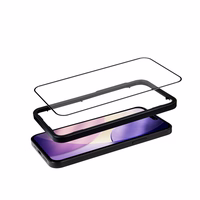 Crong 3D Armor Glass - Tempered glass iPhone 17 + installation frame