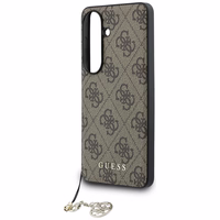 Guess maciņš 4G Classic Logo Charm MagSafe for Samsung Galaxy S26 brūns