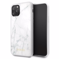Guess Marble vāciņš iPhone 11 Pro - balts