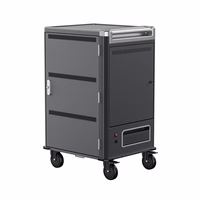 Ewent EW1701 portable device management cart/cabinet Portable device management cabinet melns, pelēks