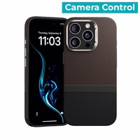 Benks Magnētiskais Armor Pro Prestige Kevlar 600D apvalks (Y065) Iphone 16 Pro (Kameras vadības poga)