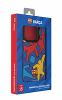 FC Barcelona case iPhone 15 Pro Magnētiskais maciņš MagSafe OCFCBMCIP15PSP SP
