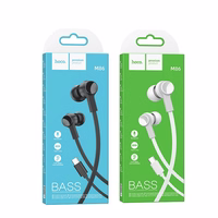 HOCO vadu austiņas Type-C ar mikrofonu M86 melnas