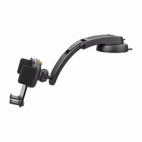 Car turētājs for mobile phone with windshield and dashboard mount zils STAR Long Neck Crystal melns