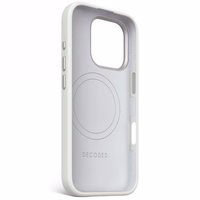 Decoded antimikrobiālais silikona Stacks aizmugurējais apvalks ar MagSafe iPhone 16 Pro - pelēks
