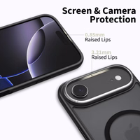 Tech-Protect MagEdge Magnētiskais viedtālruņa apvalks iPhone 17 Air - matēts melns