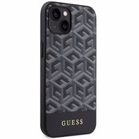 Guess GUHMP14MHGCFSEK iPhone 14 Plus 6.7" Viedtālruņa apvalks melns/melns Magnētiskais