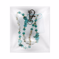 HAPPY telefona kakla siksna, telefona kulons / garums 44 cm (cilpā 22 cm) / uz rokā - gaiši zilā