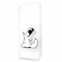 Karl Lagerfeld Choupette Fun viedtālruņa apvalks iPhone 11 / Xr - caurspīdīgs