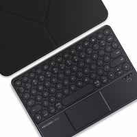AmazingThing Minimal Case Keylite Combo Keyboard Case iPad 11" 2025 - melns