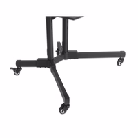 Manhattan TV & Monitor Mount, Trolley Stand, 1 screen, Screen Sizes: 37-65", melns, VESA 200x200 to 600x400mm, Max 40kg, LFD, Lifetime Warranty