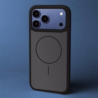 Frame Thin Mag maciņš for iPhone 17 6,3" melns