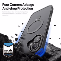 Maciņš Dux Ducis "Yind 360 Ring Stand" Apple iPhone 16 Pro melns