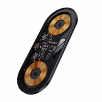 Dual Qi bezvadu lādētājs Baseus Digital LED displejs, 20 W