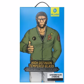 5D Mr. Monkey Aizsargstikls - Apple iPhone 11 melns HD