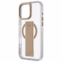 Uniq Heldro Max Magclick uzlādes apvalks iPhone 16 Pro Max viedtālrunim – zelta