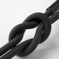 3mk Hyper Cable N-SERIES 3 in 1 USB-A / Lightning / Micro 1.2m 9V/2A 18W - melns