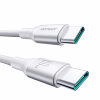 Joyroom S-A28 Flash Series 60W USB-C - USB-C kabelis 1m - Balts