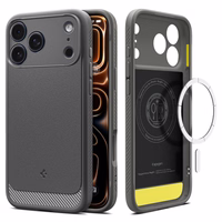 Spigen Rugged Armor Mag Magnētiskais viedtālruņa apvalks iPhone 17 Pro Max - pelēka