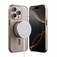 Crong Clear MAG Pro - iPhone 15 Pro MagSafe maciņš (Desert)