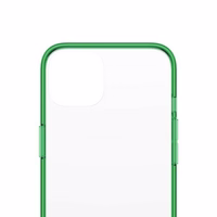 PanzerGlass ClearCase antibakteriālais viedtālruņa apvalks ar Military Grade sertifikātu iPhone 13 / 14 / 15 - caurspīdīgs zaļš