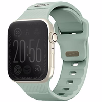 UNIQ siksniņa Stride Apple Watch Series 1/2/3/4/5/6/7/8/9/SE/SE2 38/40/41mm FKM gumijas piparmētru zaļš