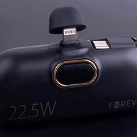 Forever mini barošanas banka MTB-100 22,5W 5000 mAh Lightning melna