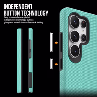 Perfectionists Trīsstūra korpuss Samsung S908 S22 Ultra 5G zaļš