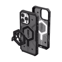 UAG Pathfinder caurspīdīgs Magnētiskais komplekts ar Magnētisko gredzena statīvu iPhone 16 Pro Max - melns