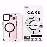 CARE by PanzerGlass Urban Combat Magnētiskais viedtālruņa apvalks iPhone 15 - melns