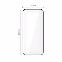 Tech-Protect Glass Fit+ 2 komplekti Aizsargstikls priekš Xiaomi Redmi 15 4G / 5G - melns (m)